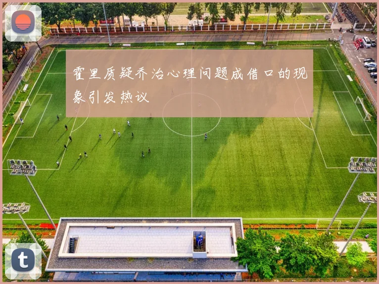 霍里质疑乔治心理问题成借口的现象引发热议